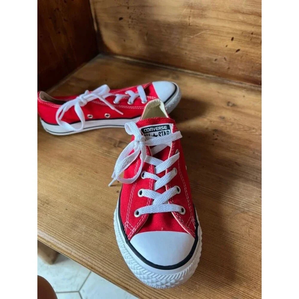 Converse red kids sneakers